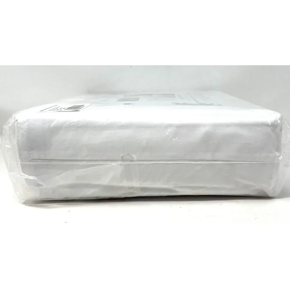Shabby Chic Embroidered Cotton Queen Sheet Set Scallop Dot NATURAL TAN BEIGE